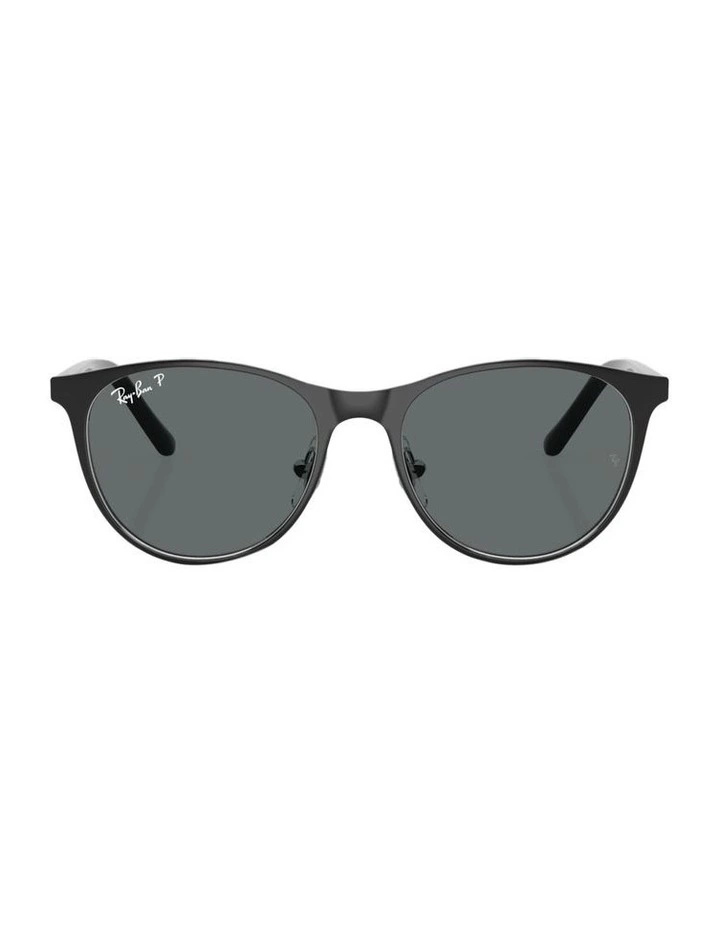 Metal Polarised Sunglasses RB9552S in Black image 1