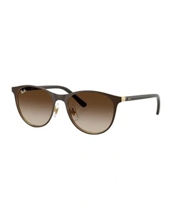 Metal Sunglasses RB9552S in Brown