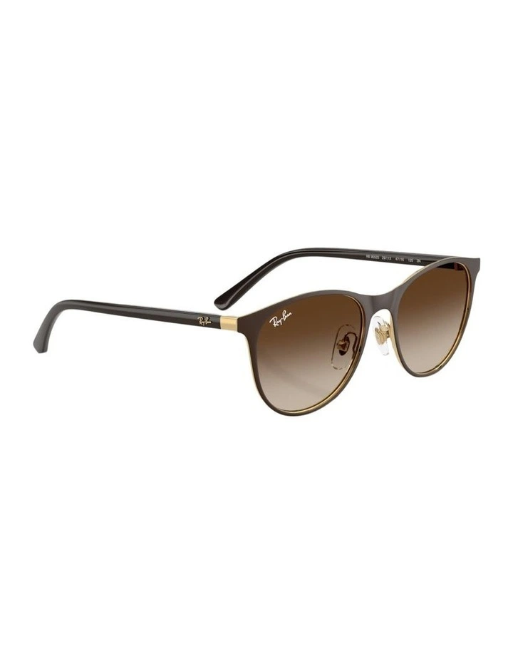Metal Sunglasses RB9552S in Brown image 5