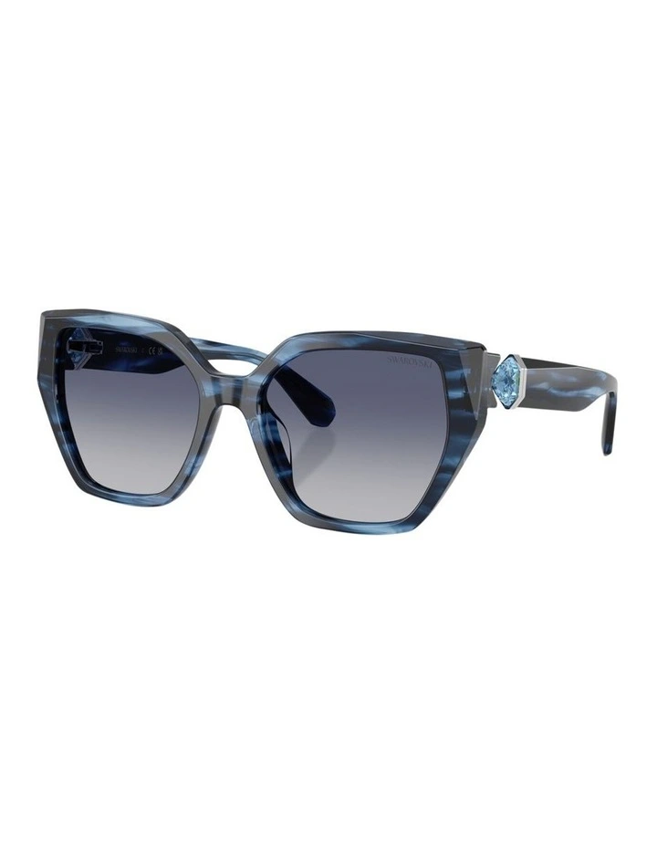Acetate Sunglasses in Blue image 1