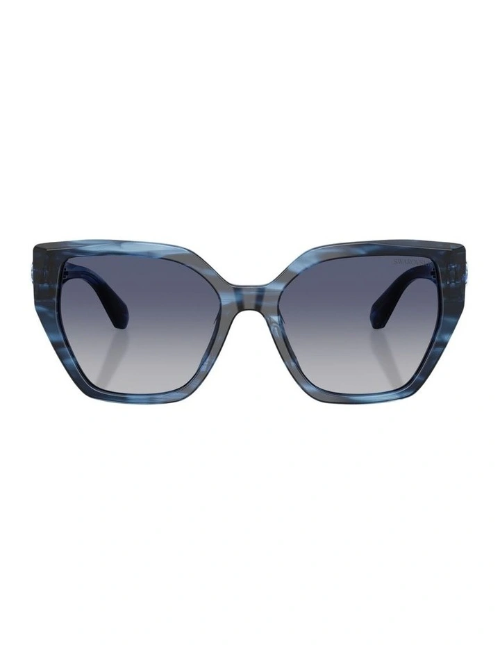 Acetate Sunglasses in Blue image 2