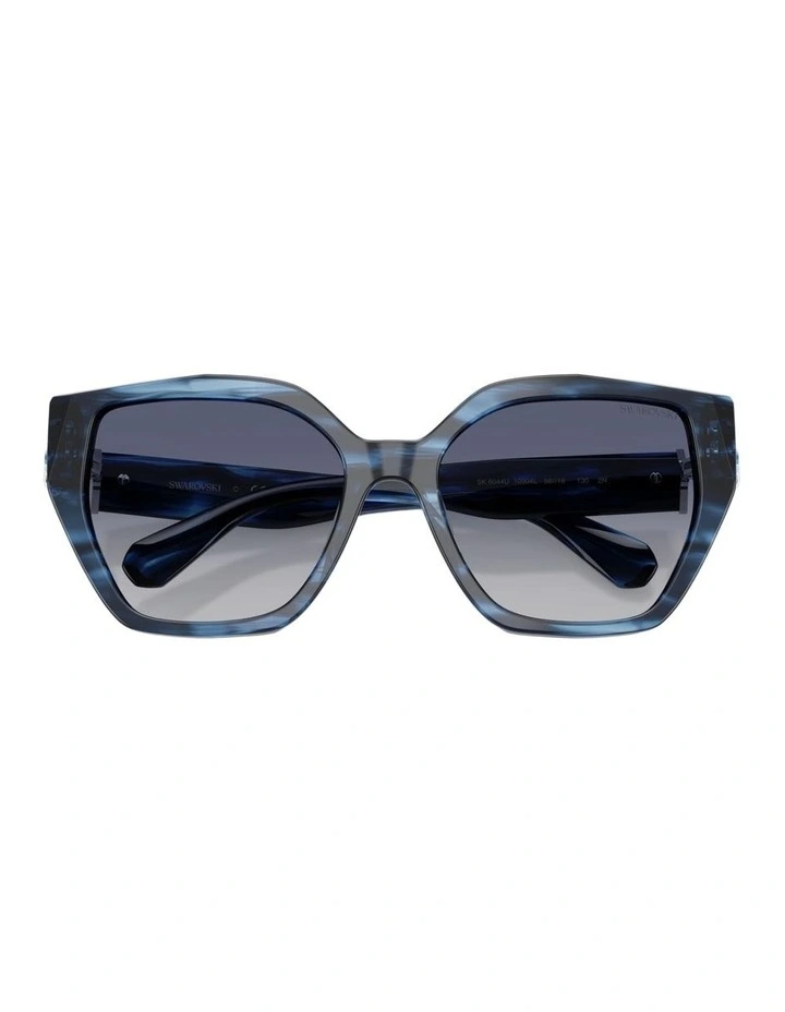 Acetate Sunglasses in Blue image 3