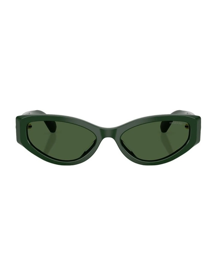 Acetate Sunglasses in Green image 1