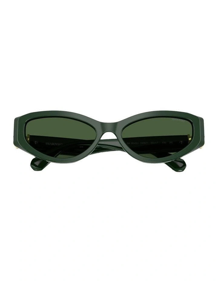 Acetate Sunglasses in Green image 4