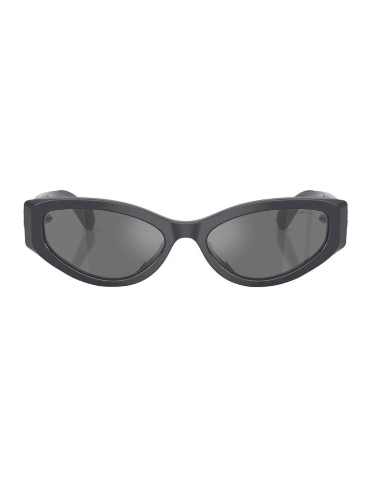 Acetate Sunglasses in Grey image 1
