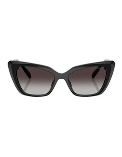 Injected Sunglasses in Black