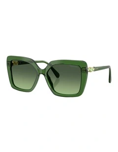 Acetate Sunglasses in Green