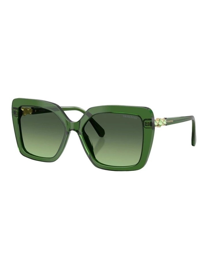 Acetate Sunglasses in Green image 1