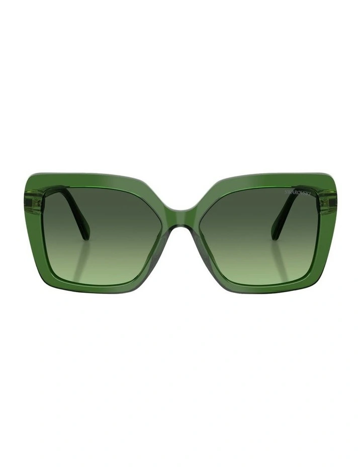 Acetate Sunglasses in Green image 2