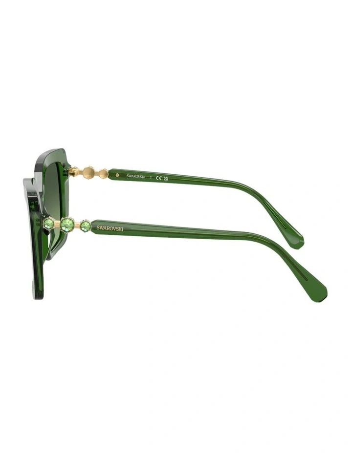 Acetate Sunglasses in Green image 3