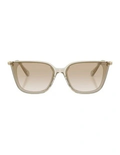 Acetate Sunglasses in Beige
