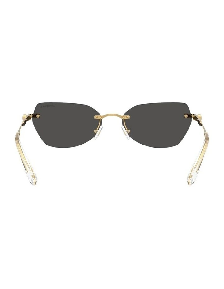 Metal Sunglasses in Gold image 3