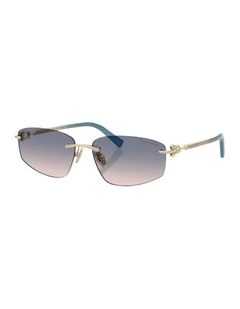 Metal Sunglasses in Gold