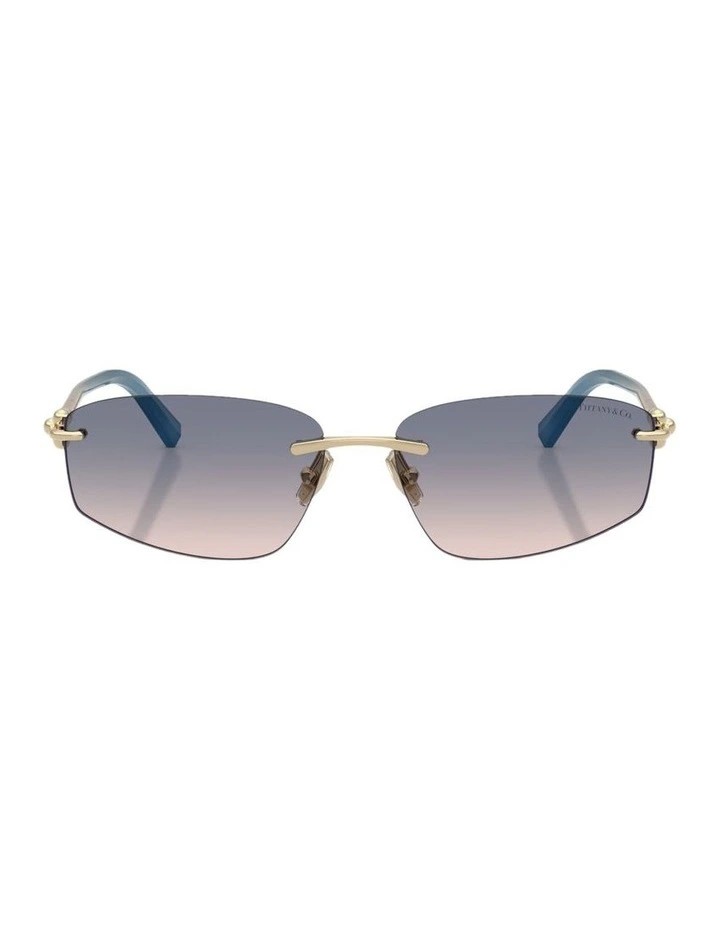 Metal Sunglasses in Gold image 2