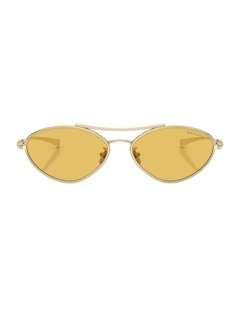 Metal Sunglasses in Gold