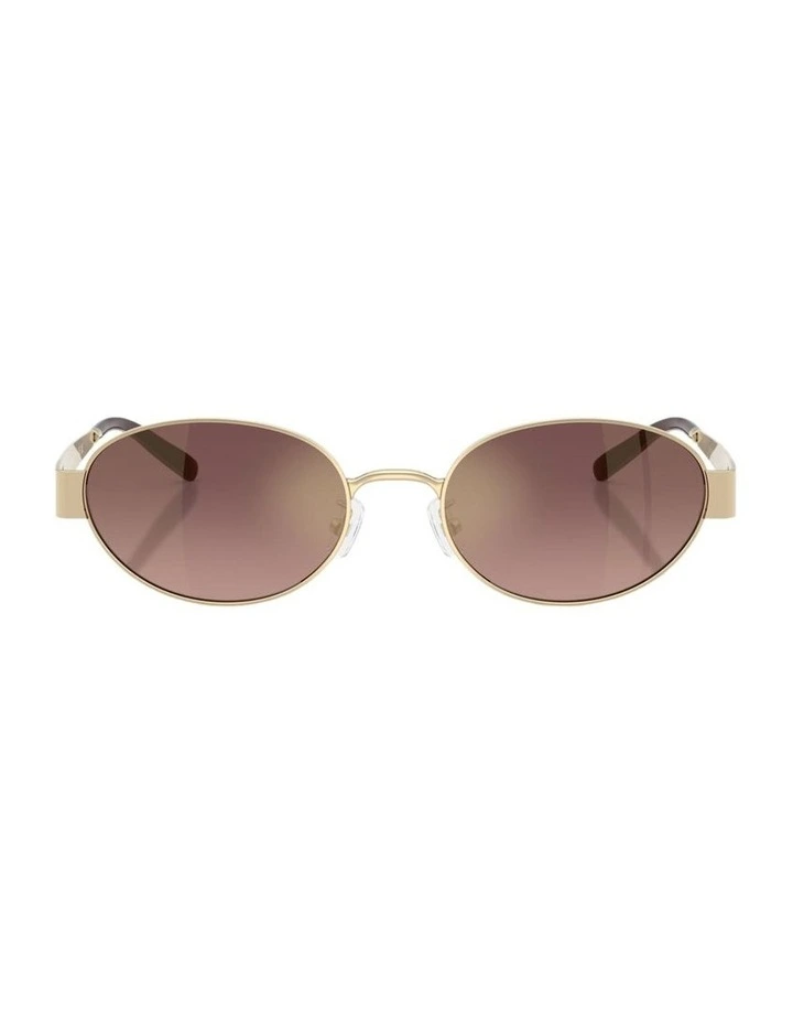 Metal Sunglasses in Gold image 2