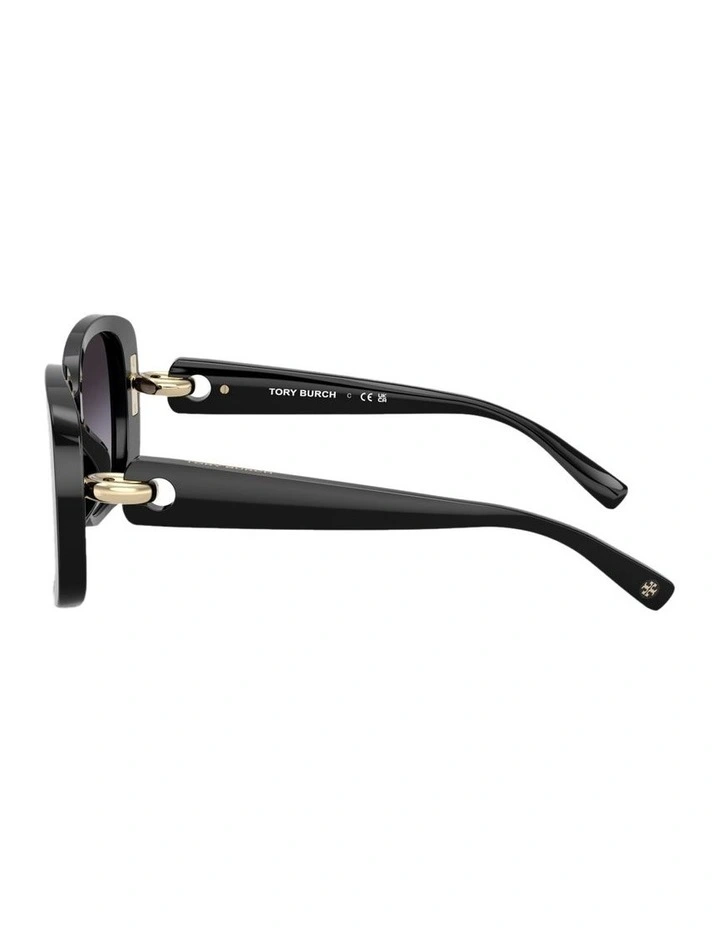 Acetate Sunglasses in Black image 2