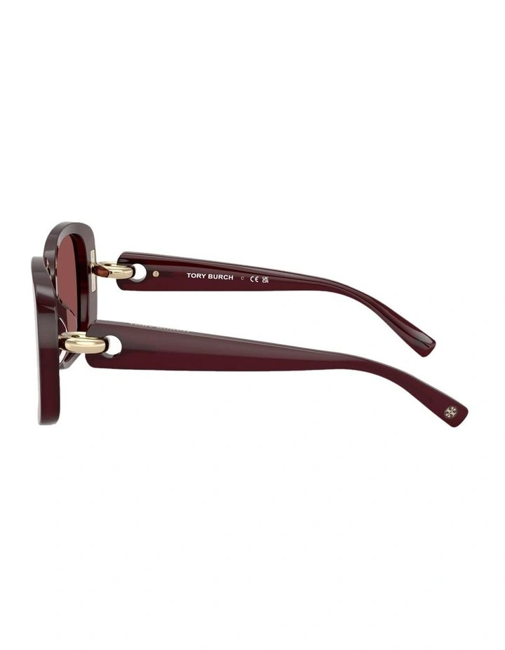 Acetate Sunglasses in Purple image 3