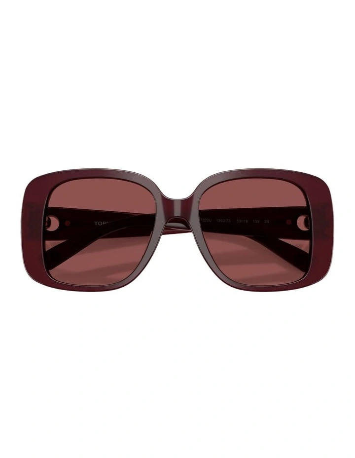 Acetate Sunglasses in Purple image 4