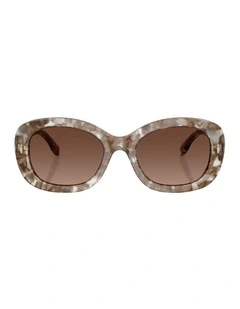 Acetate Polarised Sunglasses in Brown