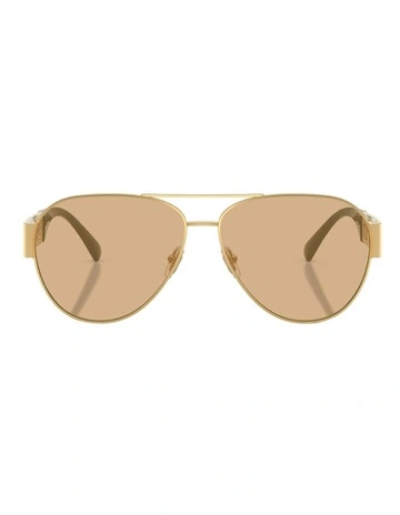 Metal Sunglasses in Gold