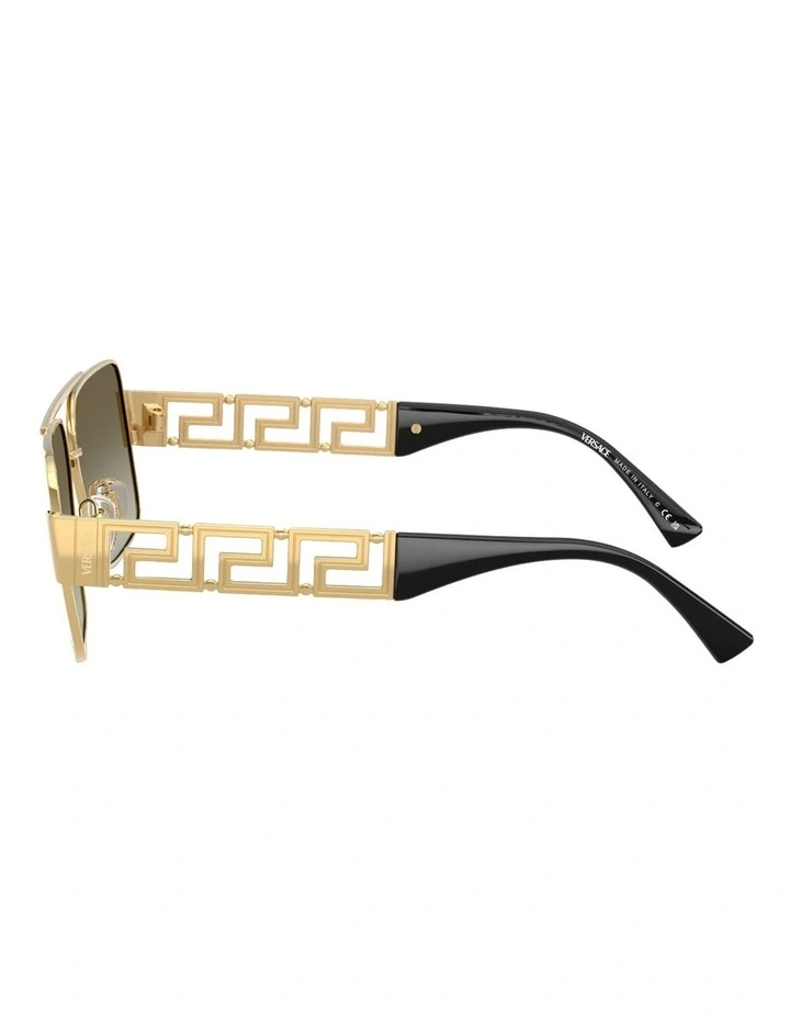 Versace Metal Sunglasses in Gold image 3