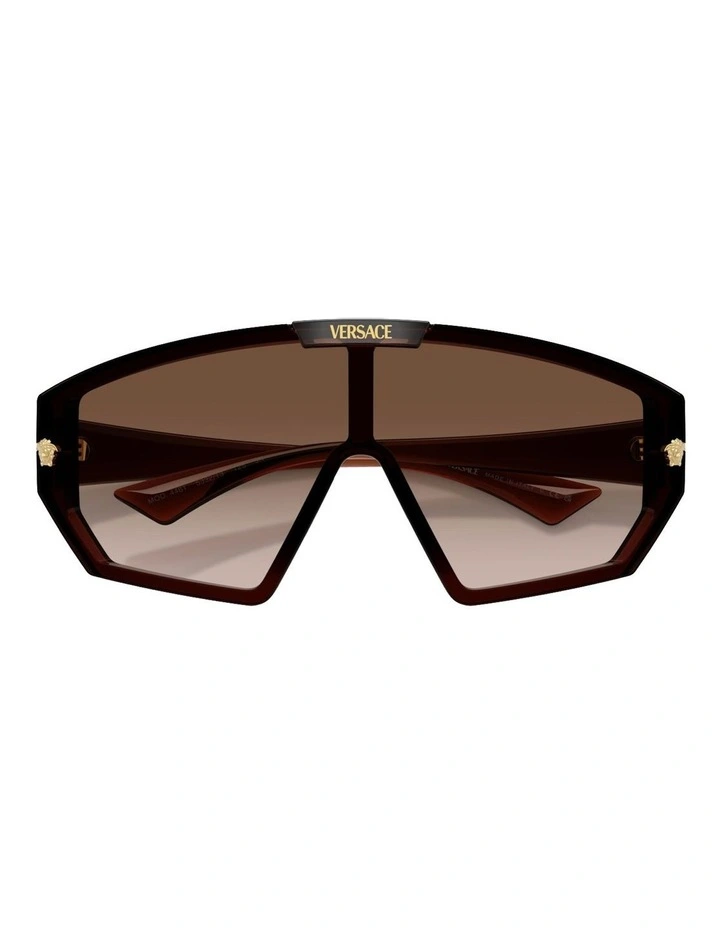 Versace Injected Sunglasses in Brown image 5