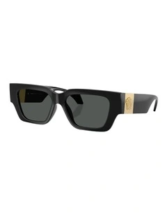 Injected Sunglasses in Black