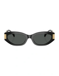 Acetate Sunglasses in Black