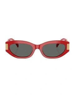 Acetate Sunglasses in Red