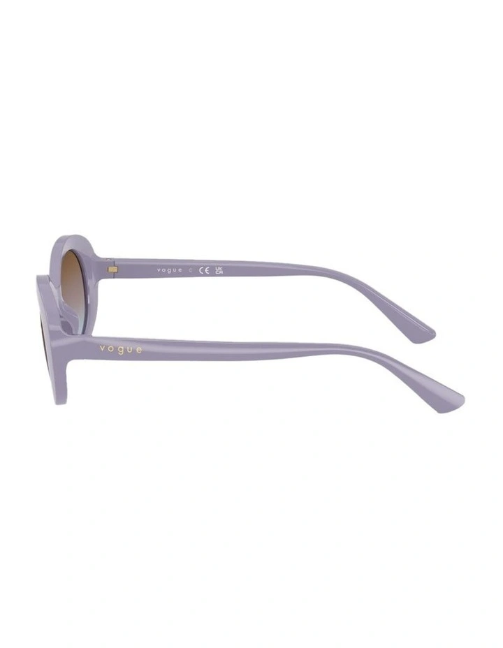 Nylon Sunglasses in Violet image 3