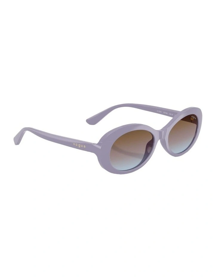 Nylon Sunglasses in Violet image 4