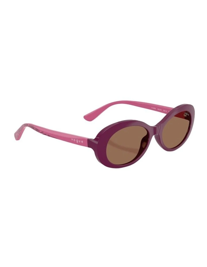 Nylon Sunglasses in Violet image 3