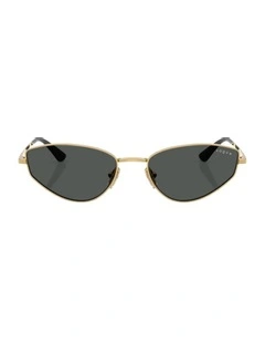Metal Sunglasses in Gold