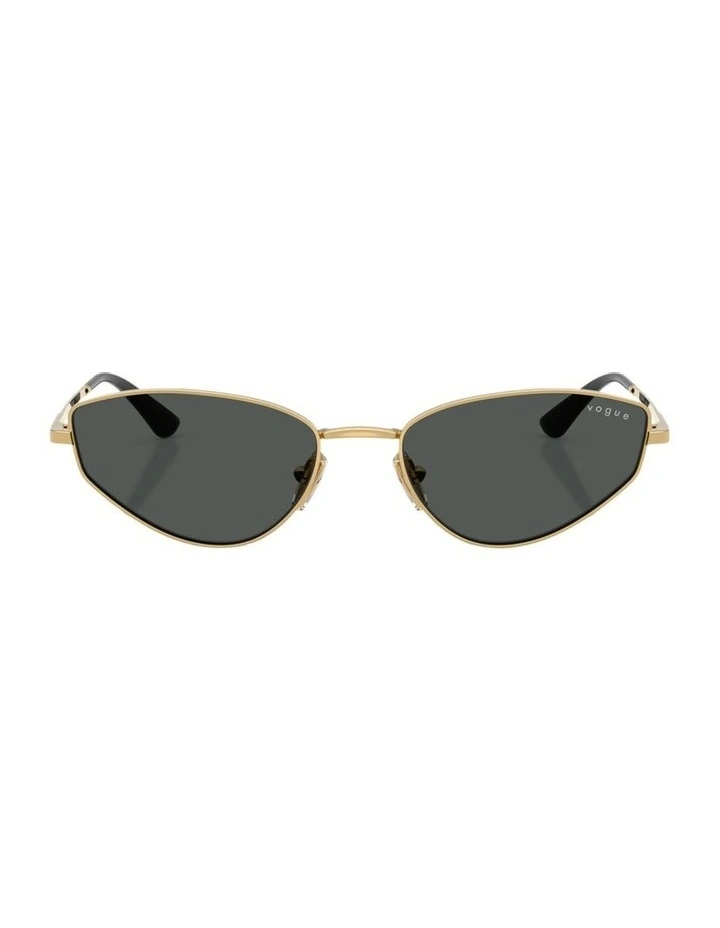Metal Sunglasses in Gold image 1