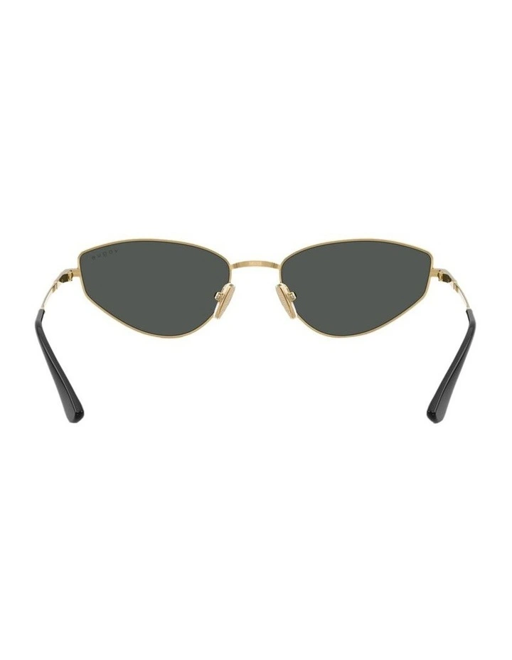Metal Sunglasses in Gold image 2