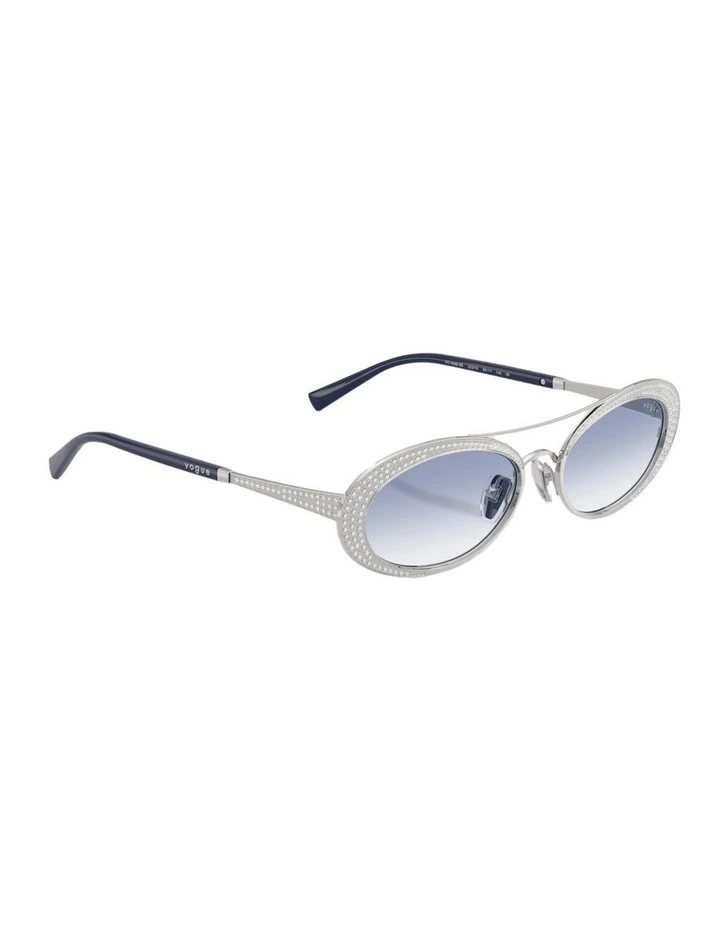 Metal Sunglasses in Silver image 5