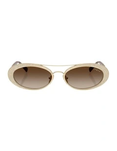 Metal Sunglasses in Gold