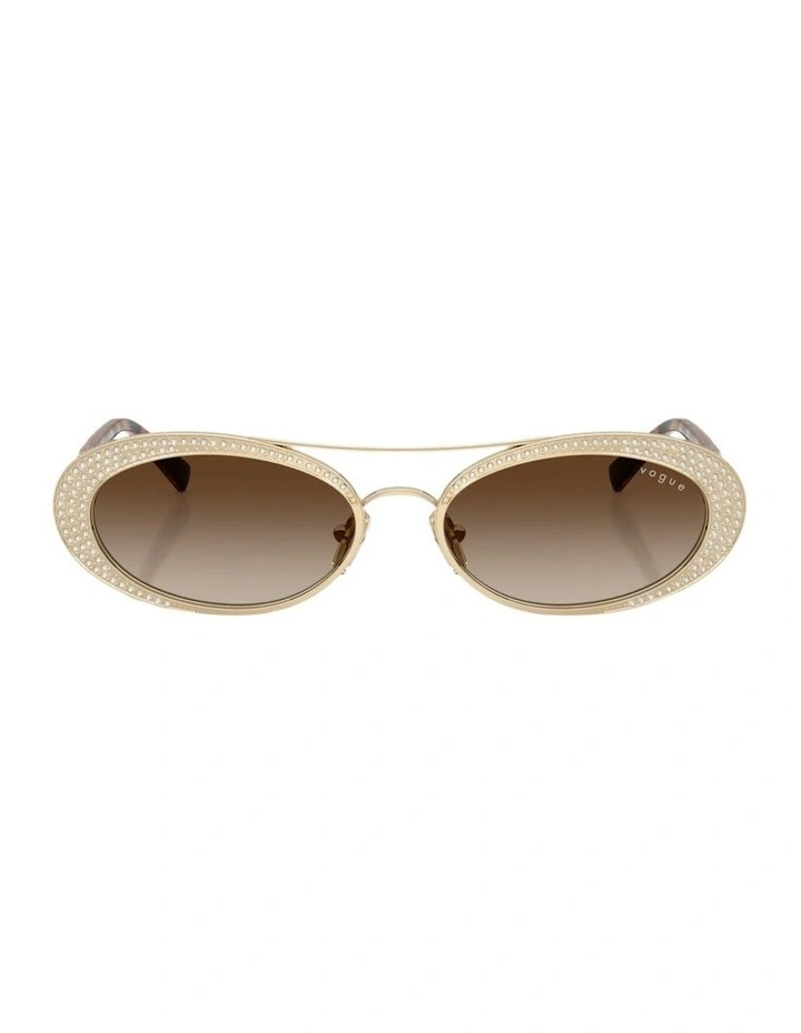 Metal Sunglasses in Gold image 1