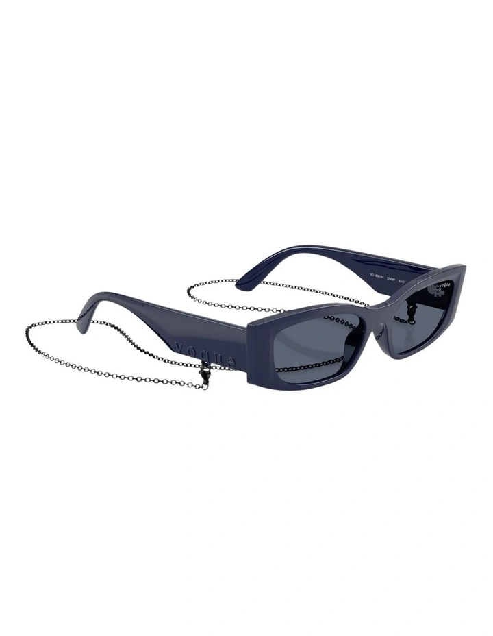 Nylon Sunglasses in Blue image 5