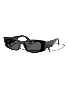 Nylon Sunglasses in Black