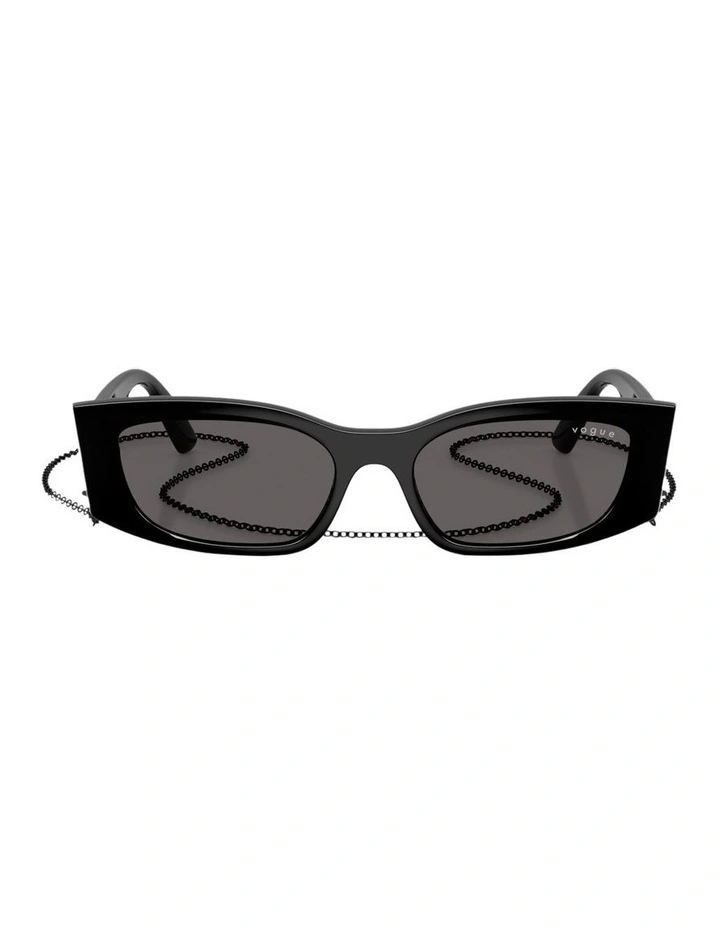 Nylon Sunglasses in Black image 2