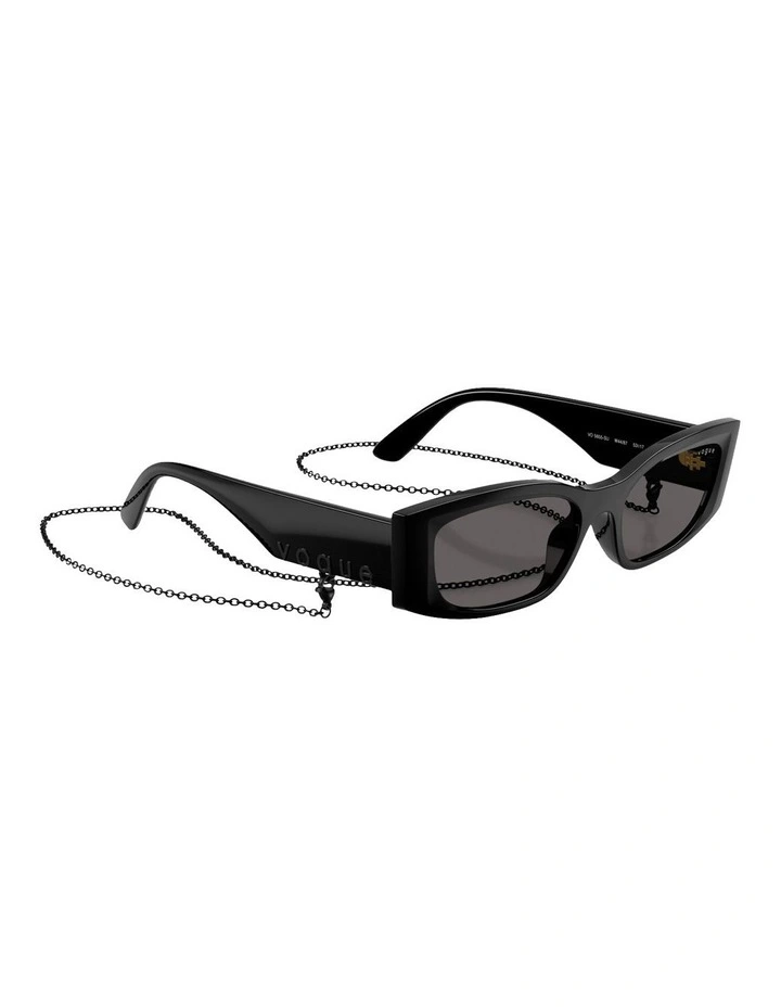 Nylon Sunglasses in Black image 5