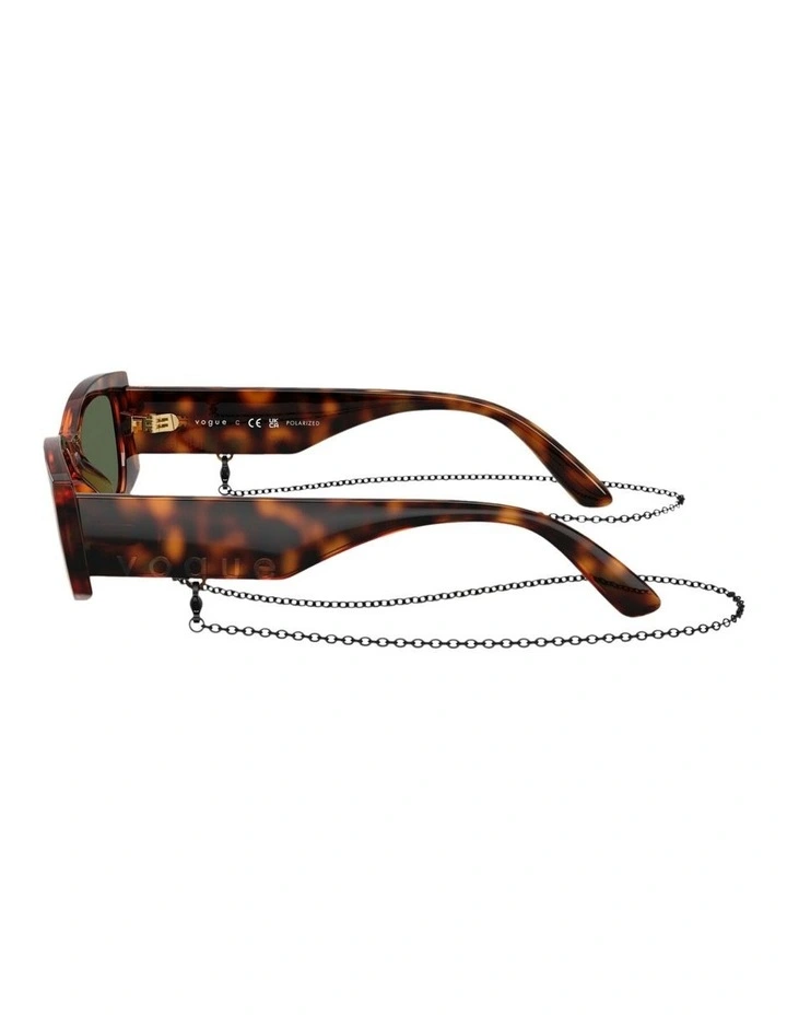 Nylon Polarised Sunglasses in Brown image 2
