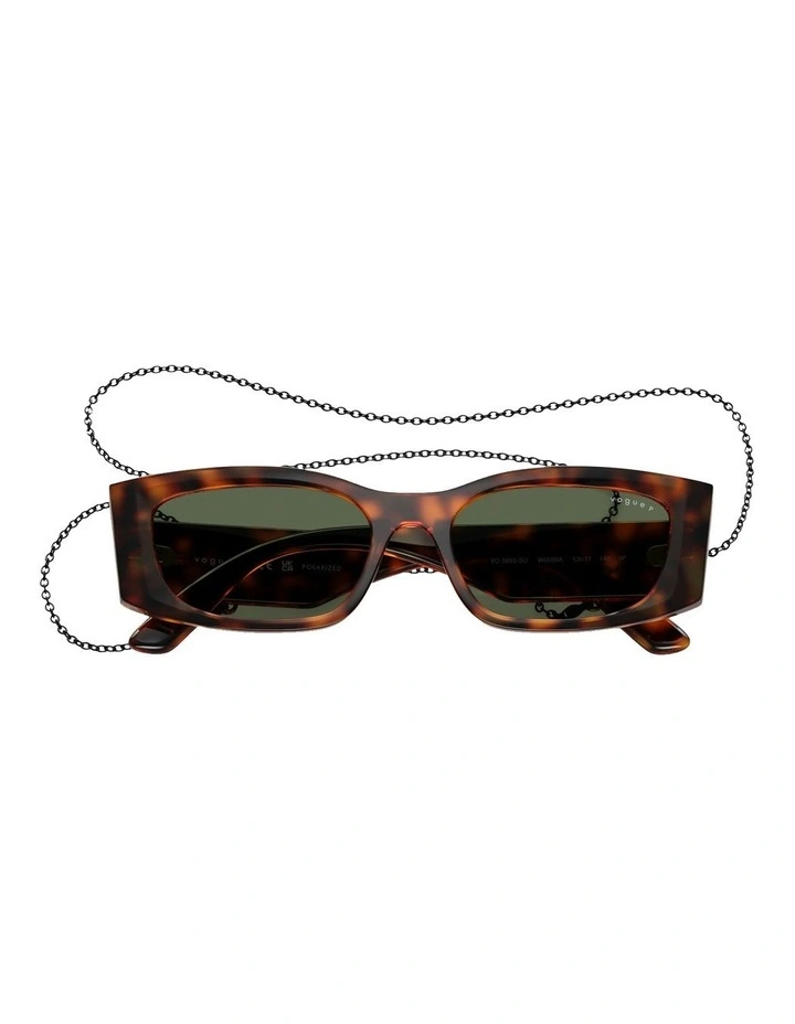 Nylon Polarised Sunglasses in Brown image 3