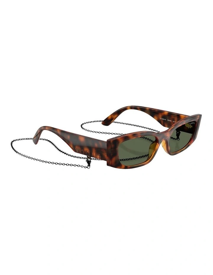 Nylon Polarised Sunglasses in Brown image 4