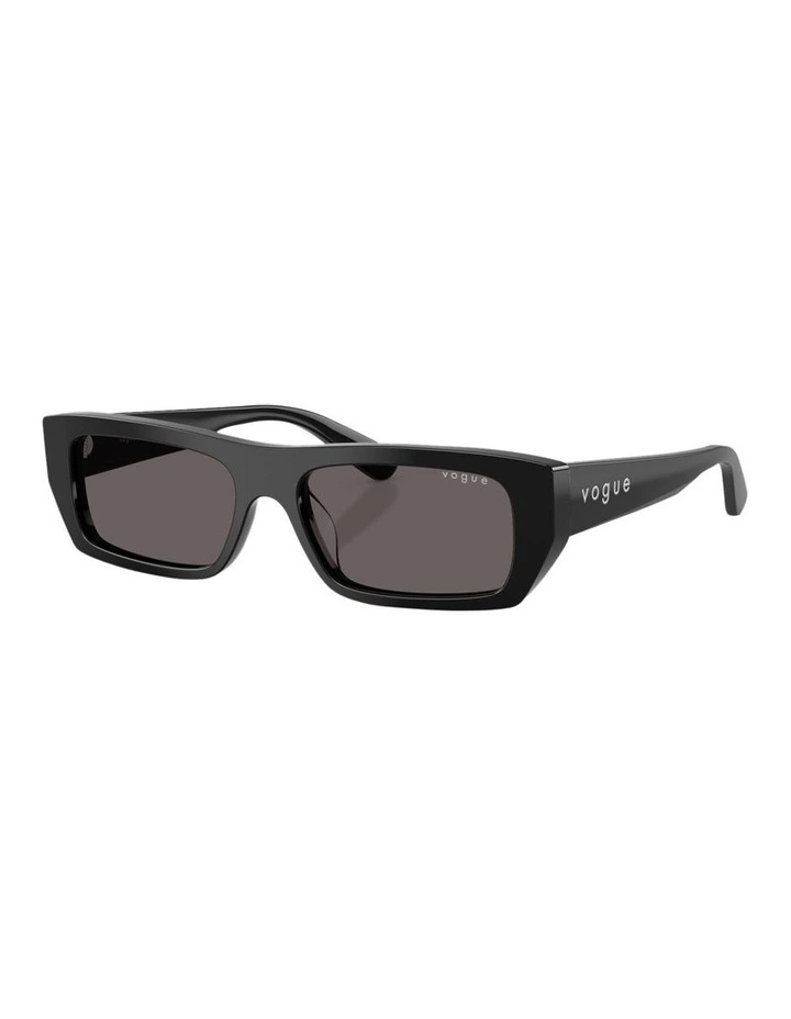 Acetate Sunglasses in Black image 1