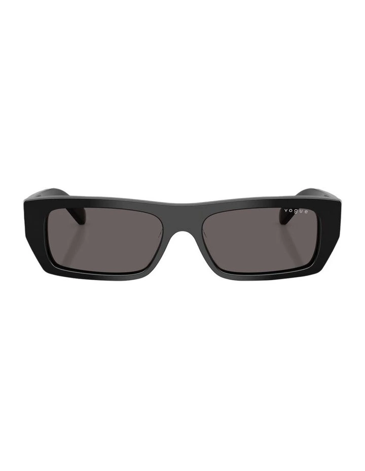 Acetate Sunglasses in Black image 2