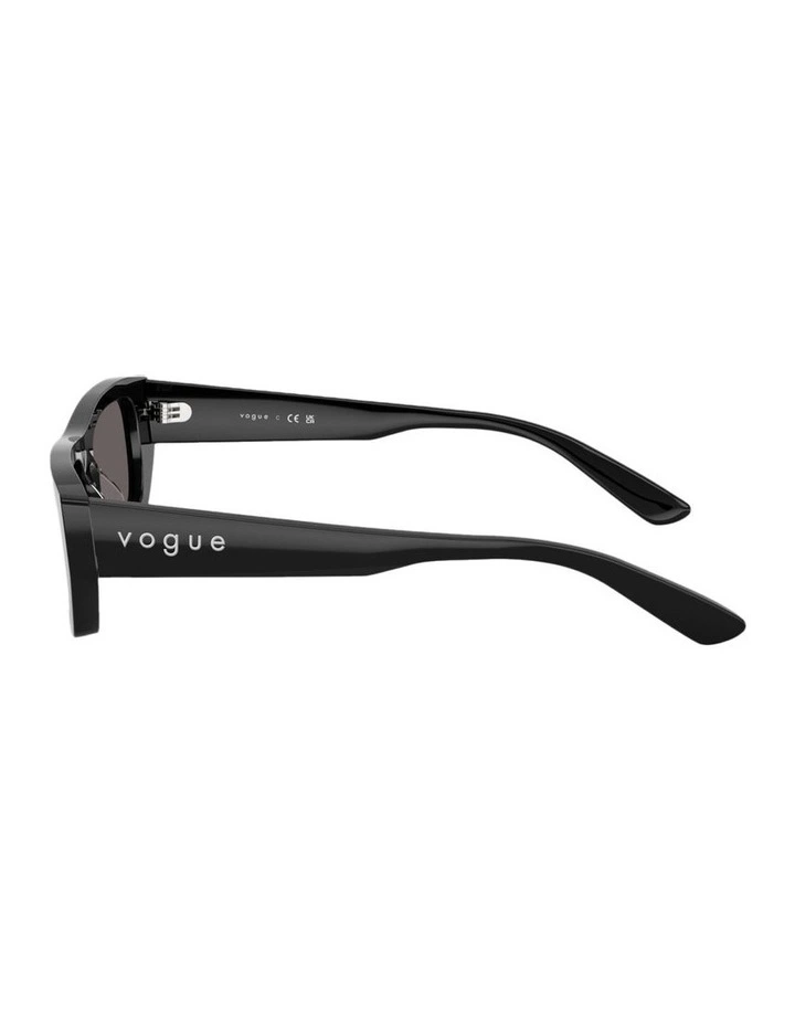 Acetate Sunglasses in Black image 3