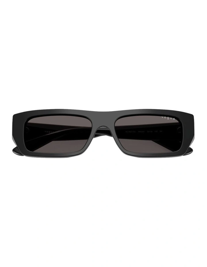 Acetate Sunglasses in Black image 4